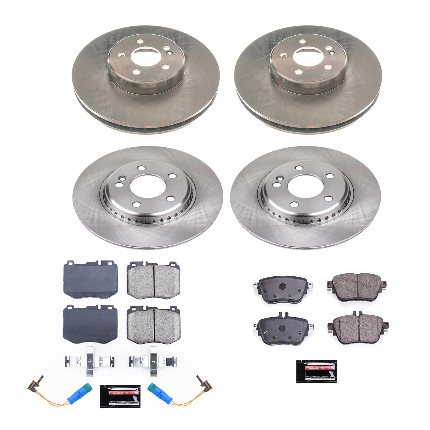 Disc Brake Kit Power Stop KOE8072 fits 2017 Mercedes E300
