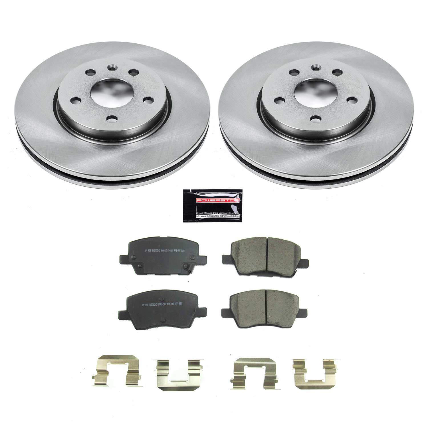 Disc Brake Kit Power Stop KOE8635 fits 18-20 Chevrolet Sonic
