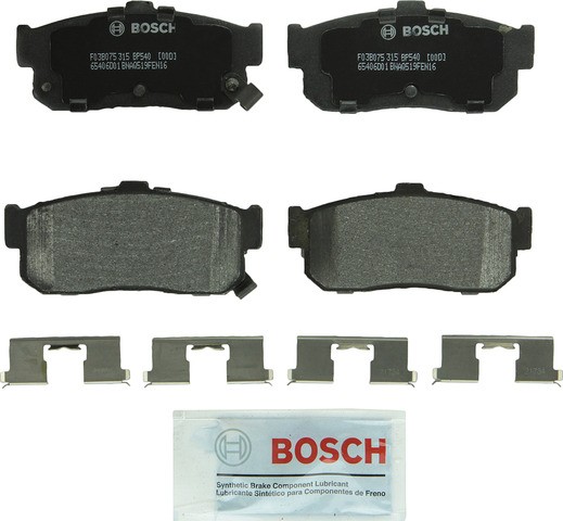 Bosch Disc Brake Pad Set P/N:BP540 Bosch Disc Brake Pad Set P/N:BP540