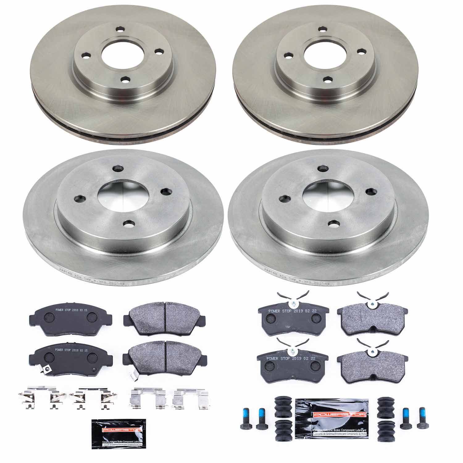 Disc Brake Kit Power Stop TDSK7002 fits 14-19 Ford Fiesta