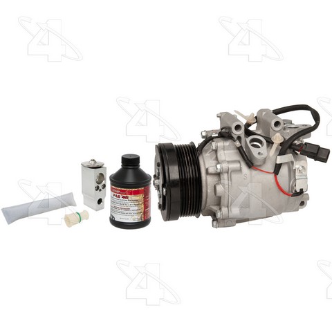 A/C Compressor Kit-Complete A/C Kit 4 Seasons fits 06-11 Honda Civic 1.8L-L4