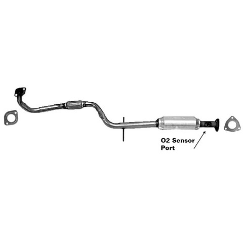 AP Exhaust Catalytic Converter,Catalytic Converter-Direct Fit P/N:642924