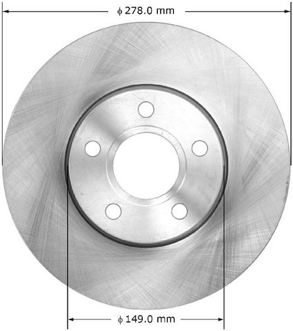 BENDIX PREMIUM DRUM AND ROTOR Disc Brake Rotor P/N:PRT6132