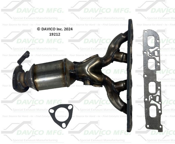 Davico Mfg Catalytic Converter,Catalytic Converter-Direct Fit P/N:19212