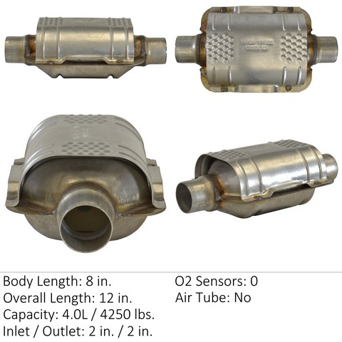 Eastern Catalytic Catalytic Converter-Universal P/N:70382