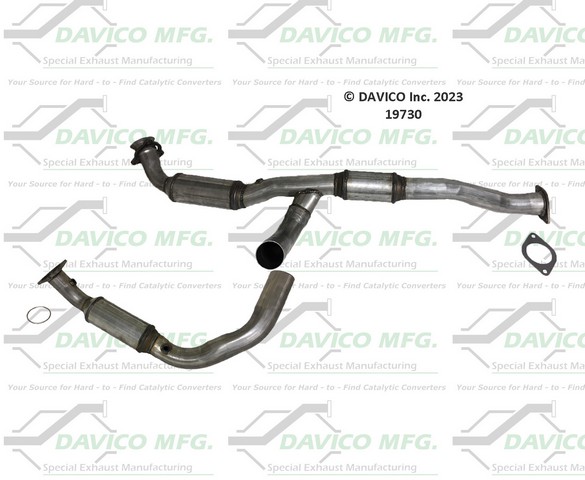 Davico Mfg Catalytic Converter-Direct Fit P/N:19730