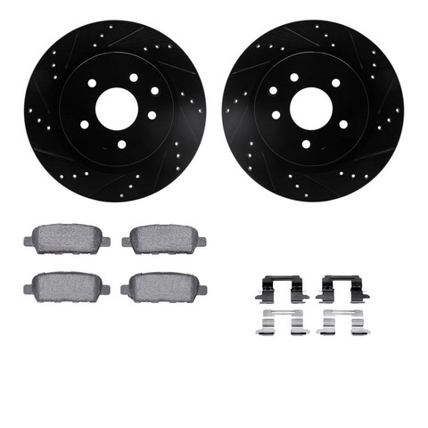 Dynamic Friction Company Disc Brake Kit P/N:8512-67100