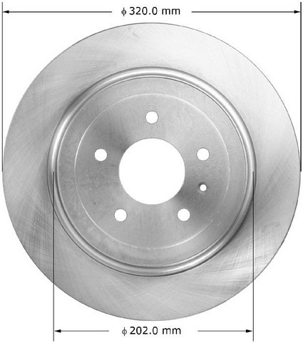 BENDIX PREMIUM DRUM AND ROTOR Disc Brake Rotor P/N:PRT5902