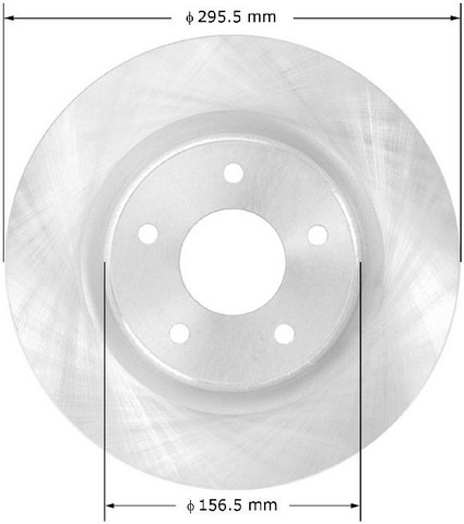 BENDIX PREMIUM DRUM AND ROTOR Disc Brake Rotor P/N:PRT5720