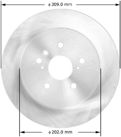 BENDIX PREMIUM DRUM AND ROTOR Disc Brake Rotor P/N:PRT5799