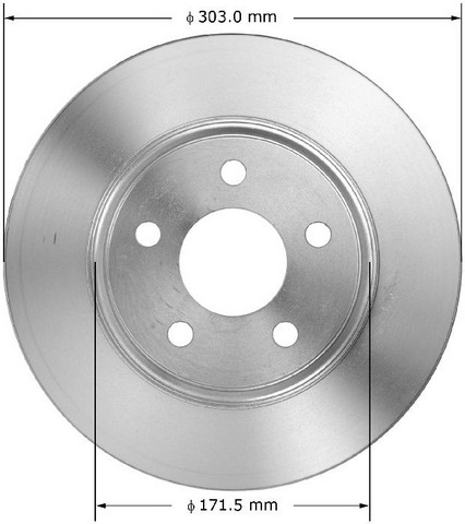 BENDIX PREMIUM DRUM AND ROTOR Disc Brake Rotor P/N:PRT6130