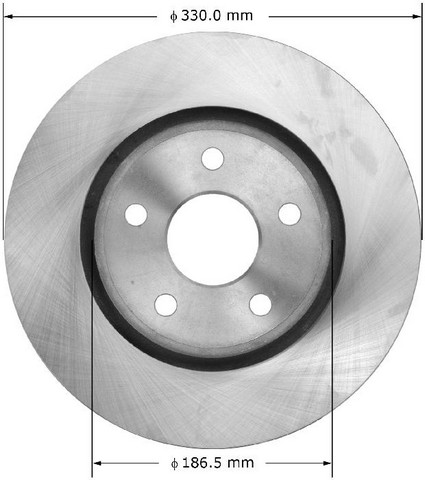 BENDIX PREMIUM DRUM AND ROTOR Disc Brake Rotor P/N:PRT6102