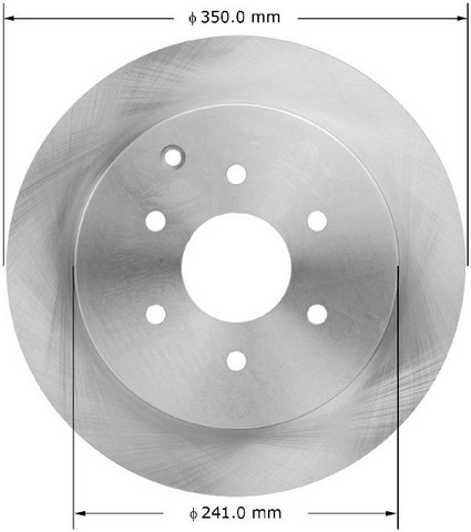 BENDIX PREMIUM DRUM AND ROTOR Disc Brake Rotor P/N:PRT6098