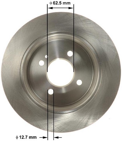 BENDIX PREMIUM DRUM AND ROTOR Disc Brake Rotor P/N:PRT6147