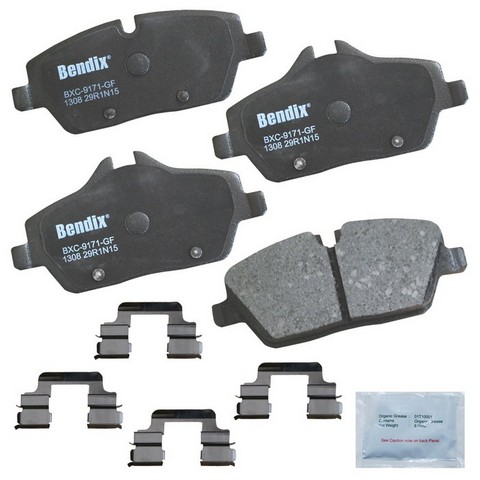 BENDIX PRIORITY 1 Disc Brake Pad Set P/N:CFC1308
