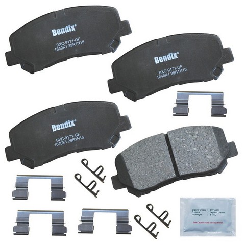 BENDIX PRIORITY 1 Disc Brake Pad Set P/N:CFC1640K1
