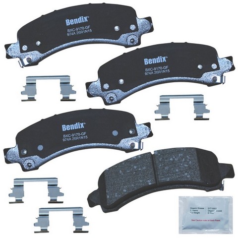 BENDIX PRIORITY 1 Disc Brake Pad Set P/N:CFC974A
