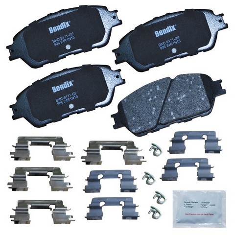 BENDIX PRIORITY 1 Disc Brake Pad Set P/N:CFC906