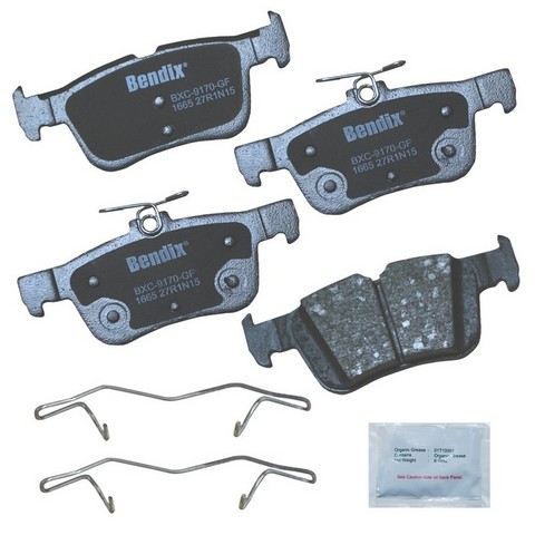BENDIX PRIORITY 1 Disc Brake Pad Set P/N:CFC1665