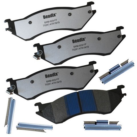 BENDIX FLEET METLOK Disc Brake Pad Set P/N:MKD702K1FM