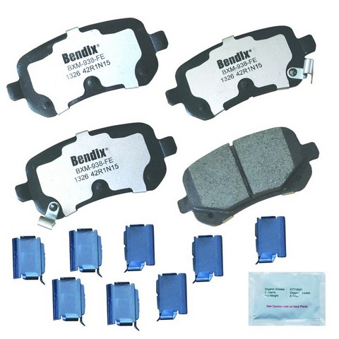 BENDIX FLEET METLOK Disc Brake Pad Set P/N:MKD1326FM