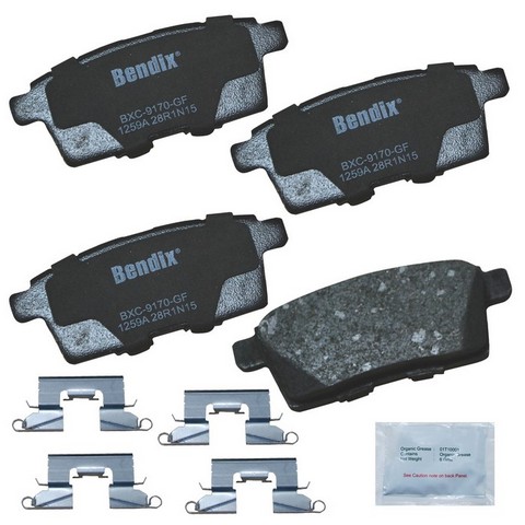 BENDIX PRIORITY 1 Disc Brake Pad Set P/N:CFC1259A