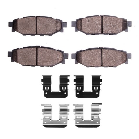 Dynamic Friction Company Disc Brake Pad Set P/N:1551-1114-01