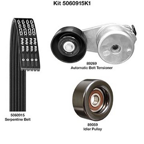 Dayco Serpentine Belt Drive Component Kit P/N:5060915K1