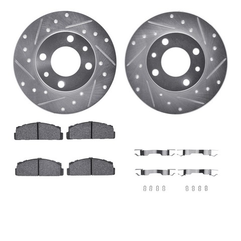 Dynamic Friction Company Disc Brake Kit P/N:7512-07002