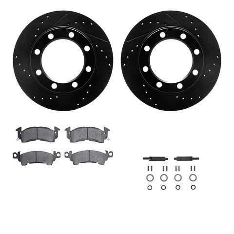 Dynamic Friction Company Disc Brake Kit P/N:8512-48008