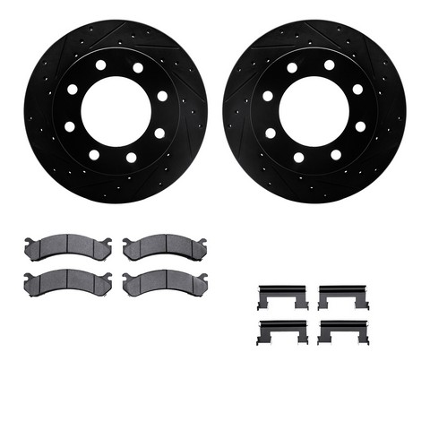 Dynamic Friction Company Disc Brake Kit P/N:8512-48036