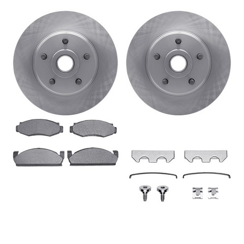 Dynamic Friction Company Disc Brake Kit P/N:6512-55055