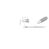JBC C245811  |  Soldering Tip Cartridge - 3.2 mm Chisel Long
