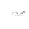 JBC C210023  |  Soldering Tip Cartridge T210 Iron - .4 mm Chisel