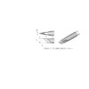 JBC C210018  |  Soldering Tip Cartridge T210 Iron - 3.4 Knife