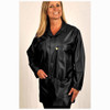 Tech Wear LEQ-93-M  |  Lapel Collar, ECX-500 Fabric, 3-Quarter Length, Black, 3 Pockets, M