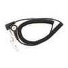 Botron B2118  |  Black 90 Degree Coil Cord 6' .125" Snap