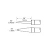 Metcal TTP-BLP1 | MFR Tweezer Tips, Blade, 1mm (0.039") for MFR-H4-TW Handpiece, 2/Pk, Temp Sensitive Application