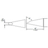 Metcal SFP-DRH615 | MFR Soldering Tip, Hoof, Drag, 1.5mm (0.059") for  MFR-H1-SC2 Handpiece, Standard Thermal Loads