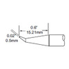 Metcal SFP-DRH05 | MFR Soldering Cartiridge, Hoof, 0.5mm (0.02") for MFR-H1-SC2 Handpiece, Standard Thermal Loads