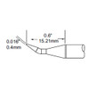 Metcal SFP-CNB04 | MFR Soldering Cartiridge, Conical, Bent, 0.4mm (0.016") for MFR-H1-SC2 Handpiece, Standard Thermal Loads