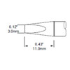Metcal SCP-CH30 | MFR Soldering Tip, Chisel, 3mm (0.118"), 30 Deg for  MFR-H1-SC2 Handpiece, Heavy Thermal Loads