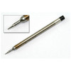 Hakko T31-02SBL  |  T31 Tip (750°F / 400°C), Shape: Conical, Size: R0.2 x 13.7mm