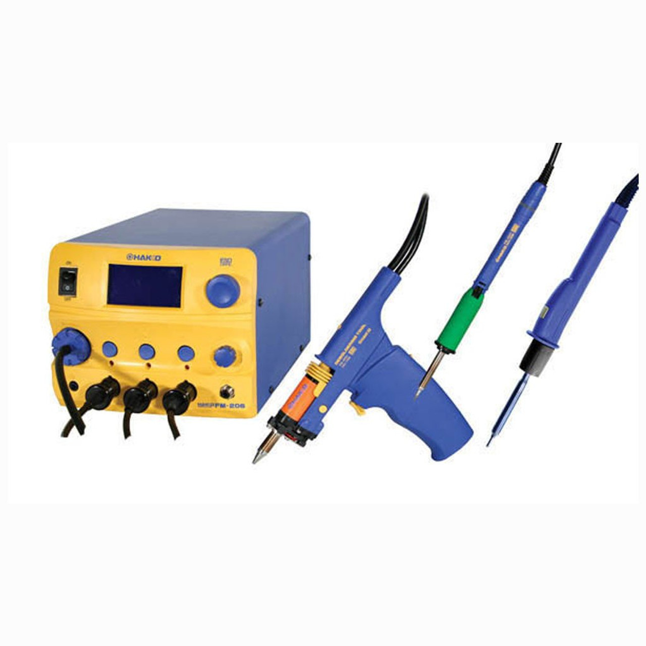 Hakko Fm6 Dsa 3 Port Rework Station With Desolder Solder Air Configuration Hakko Fm6 Dsa 3 Port Rework Station With Desolder Solder Air Configuration