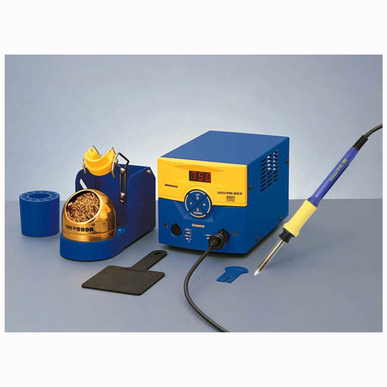 Hakko FM203-HD  |  Dual Port Soldering Station with FM-2030 Heavy Duty Handpiece