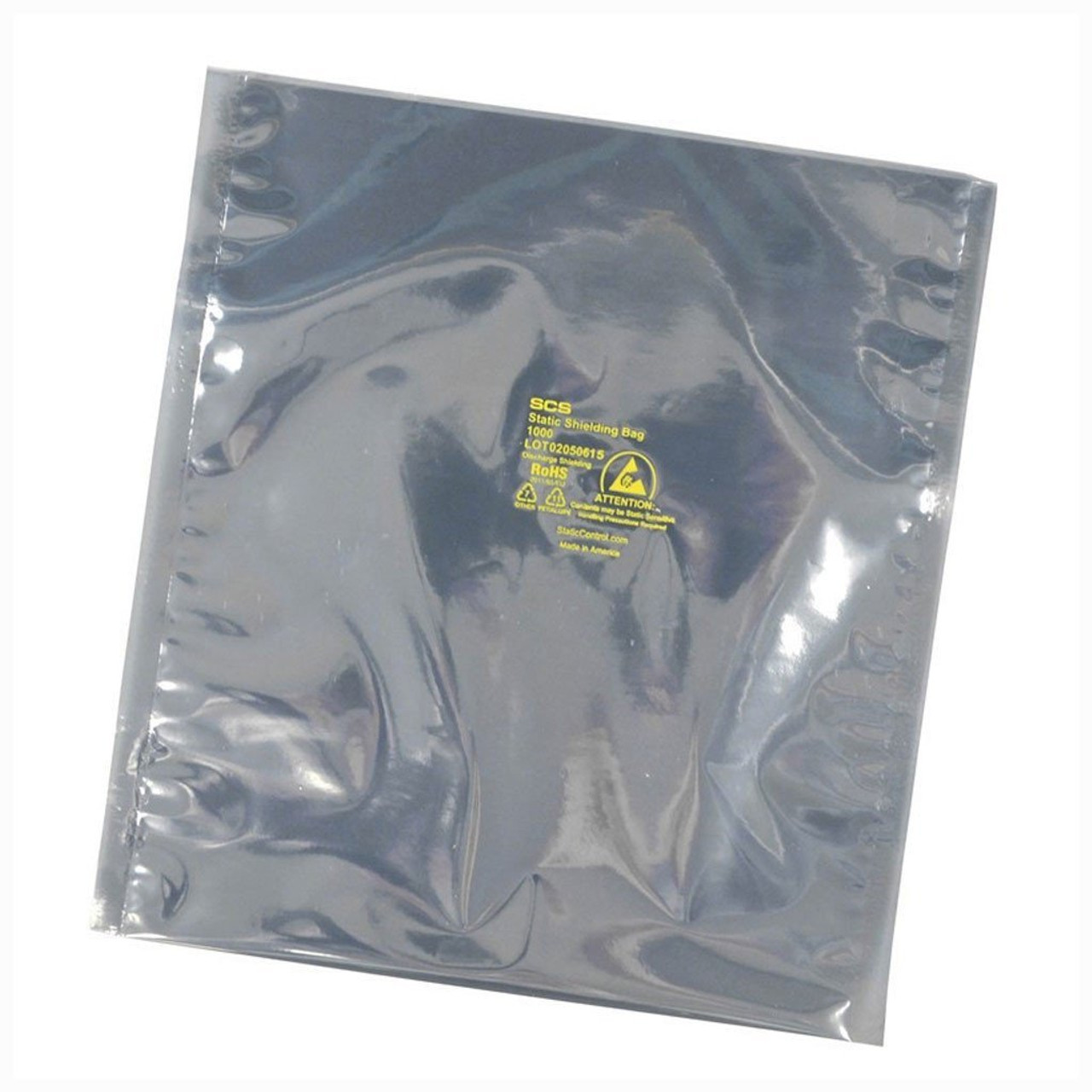 SCS 100626 |  Metal-In Static Shielding Bag, Open-Top, 1000 Series, 6"x26" - 100/PK