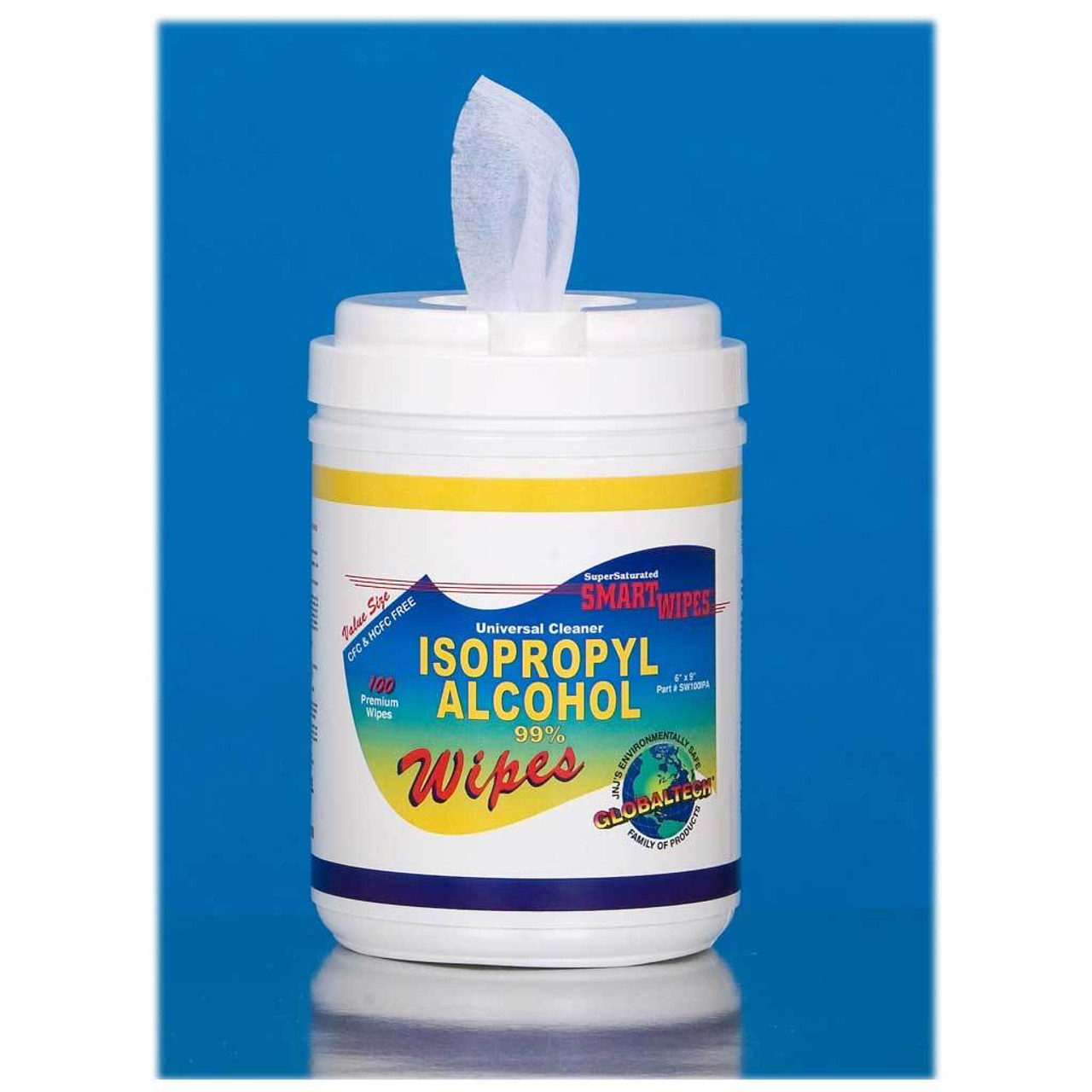 JNJ Industries SW100IPA  |  IPA (99%pure), 100ct, 6in x 9in