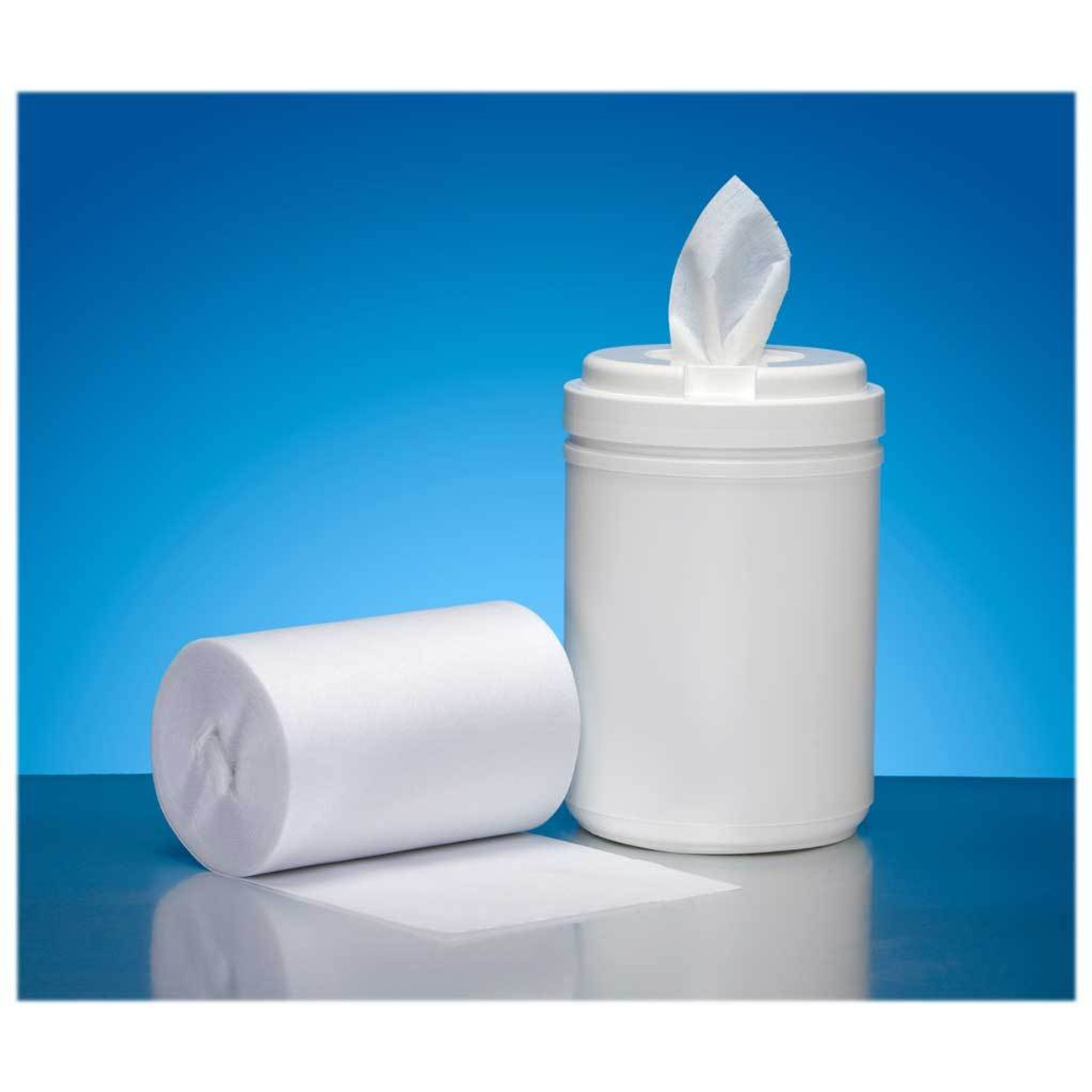 JNJ Industries SW100NC  |  Canister with Lid and Log/Polyester, 6in x 9in (not saturated)