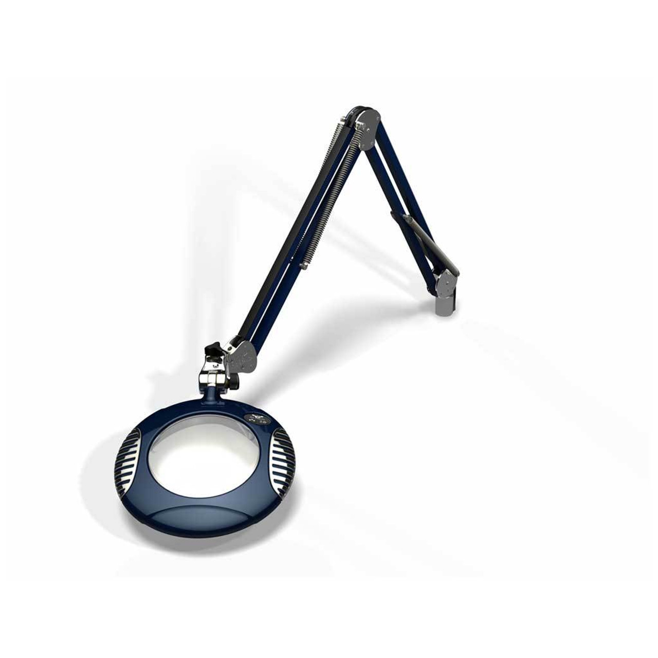 OC White 40000-4-12-SB  |  Green-Lite LED Magnifier - 4 Diopter (2X) - Spectre Blue - ESD-Safe - Handheld - 100-240V - 8W - LED