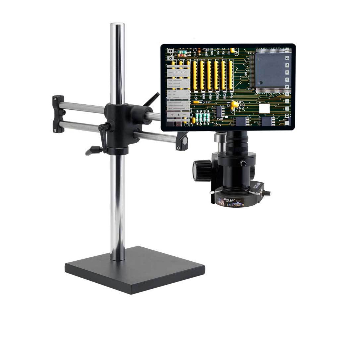 OC White TKSS-D  |  Super-Scope HD Integrated Inspection - Black - ESD-Safe - Ball Bearing Base - 100-240V - 150W - Halogen (EKE)